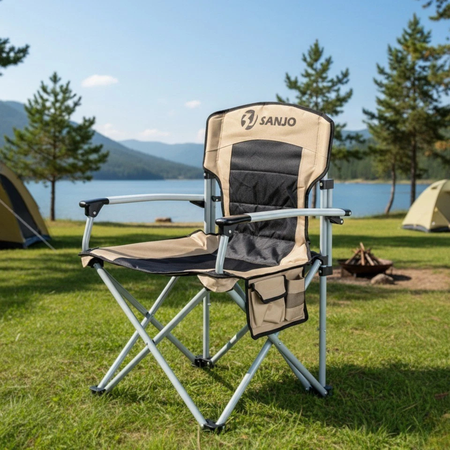 Campingstuhl mit 200 kg Tragkraft