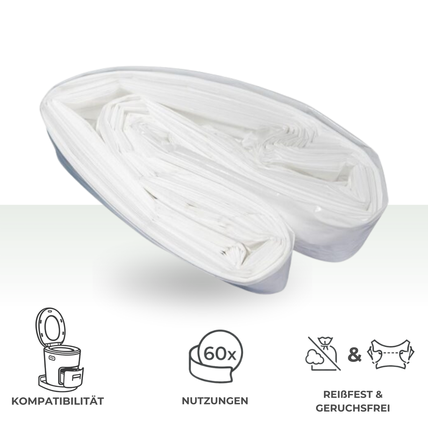 Beutelrolle für Verschweiß-Campingtoilette