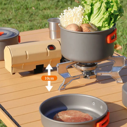 Mini Camping Gaskocher – Höhe und Abmessungen