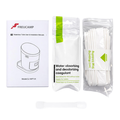 Verschweißende Campingtoilette 12V