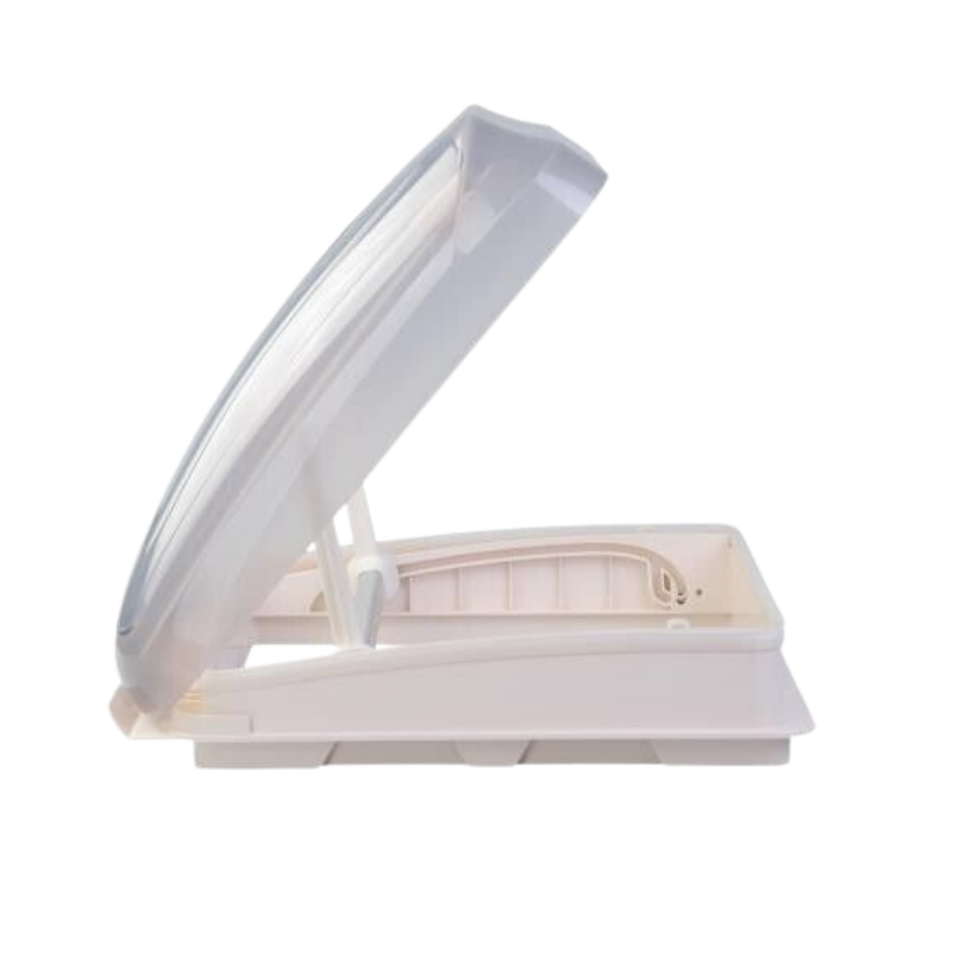 Freucamp Dachluke 40x40 cm in Cream mit UV-beständiger Doppelverglasung für Wohnmobile.