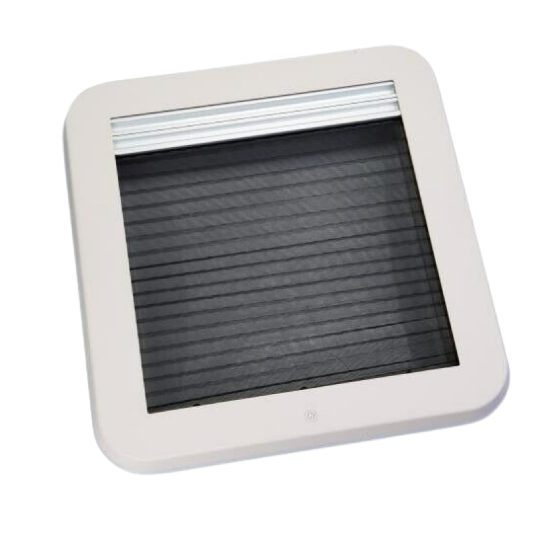 Insektenschutz für Wohnmobile: Die Freucamp Dachluke mit feinmaschigem Fliegengitter und Magnetverschluss.